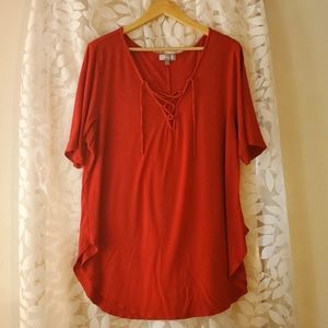 Lovesick Soft Knit Red Top +Size 3